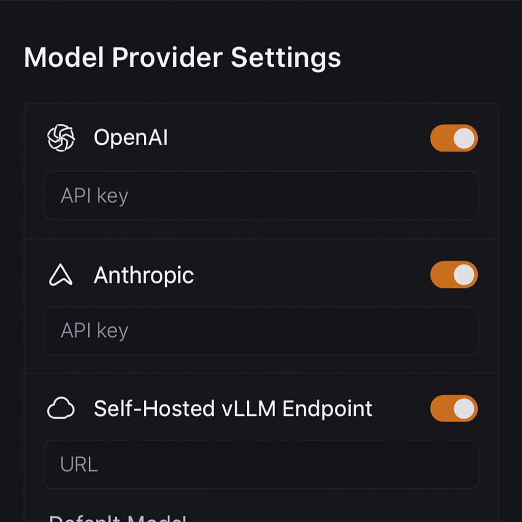 Dify Model provider settings interface